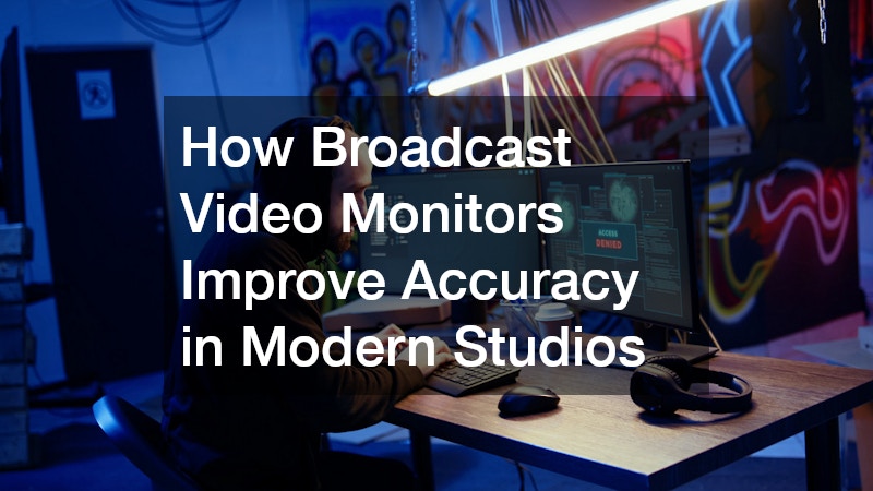 Broadcast Video Monitors The Backbone of Professional Video Production